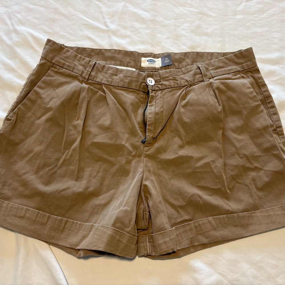 2/$10! Classic Tan Tailored Women's Shorts